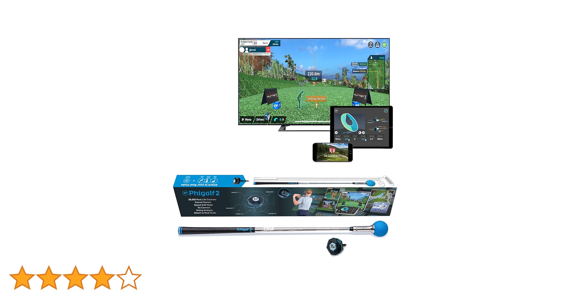Amazon | PHIGOLF Phigolf2 ゴルフシミュレーター スイング